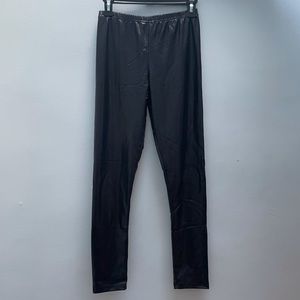 Black Pleather Leggings